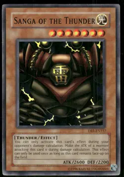 Sanga of the Thunder DB1-EN157 Dark Beginning 1 Yu-Gi-Oh Unlimited LP - Image 1
