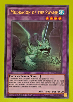 Yu-Gi-Oh Mudragon of the Swamp Ultra Rare Limited CT15-EN005 Nm - Image 1