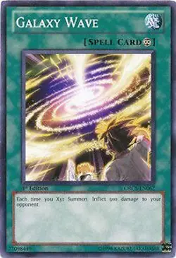 1x Galaxy Wave - 1st Edition NM Eng YuGiOh - Order of Chaos - Image 1