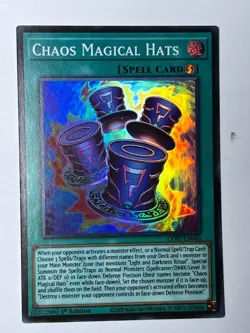 Chaos Magical Hats CORI-EN046 Chaos Origins 1st Edition Yugioh NM - Image 1