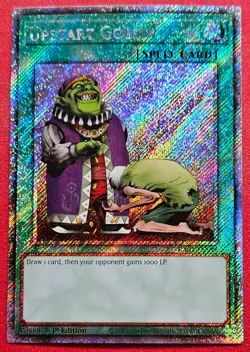 1x Yu-Gi-Oh! Upstart Goblin - RA03-EN096 - Platinum Secret Rare - 1st Ed - NM - Image 1