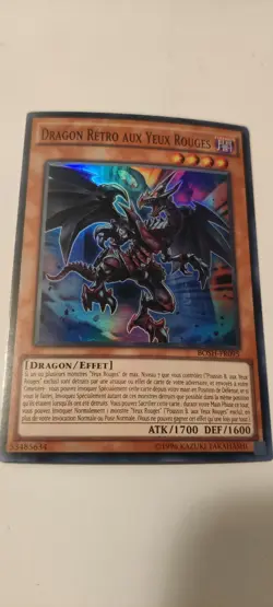 1x Yu-Gi-Oh! FRENCH Red-Eyes Retro Dragon - BOSH-FR095 - Super Rare - NM - Image 1