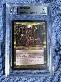 Sliver Queen, Stronghold, Graded (BGS 9, Basic ++) MTG Vintage Reserved List - Image 1