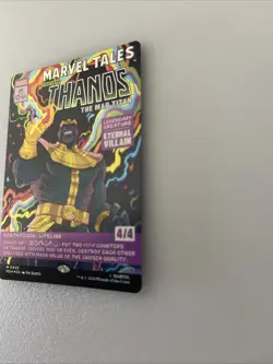 Magic: The Gathering Marvel Tales Thanos the Mad Titan Foil Full Art 4/4 - Image 2