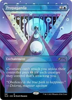MTG English Propaganda (381) NM Foil Secret Lair - Image 1