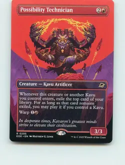 Possibility Technician (Borderless) - R295 - MTG - Edge of Eternities (EOE) - Image 1