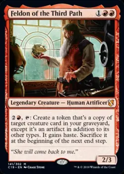 Feldon of the Third Path - Light Play MTG Commander 2019 - Image 1