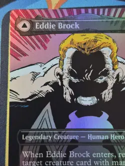 Eddie Brock / Venom, Lethal Protector 233 Borderless Foil | Spider-Man MTG - Image 2