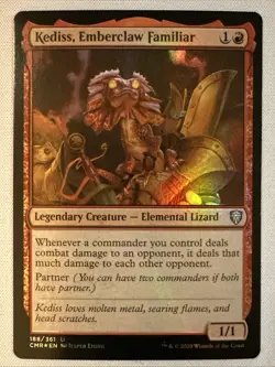 MTG / Kediss, Emberclaw Familiar / CMR / #188 / FOIL / Uncommon / NM - Image 1