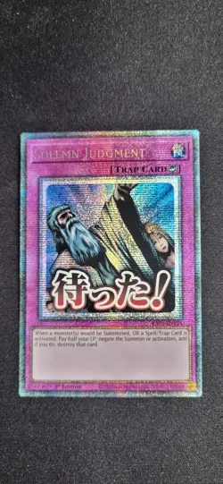 YUGIOH Solemn Judgment RA05-EN124 Starlight Rare 1ST ED - Image 1