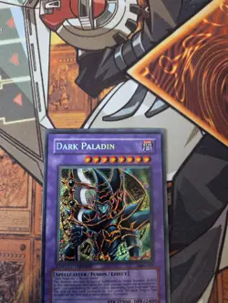 YUGIOH DARK PALADIN DMG-001 SECRET LIMITED ED NM HOLO BLEED - Image 3
