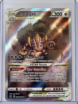 Regigigas VSTAR (GG55/GG70) Galarian Gallery Full Art UR - Pokemon Crown Zenith - Image 1