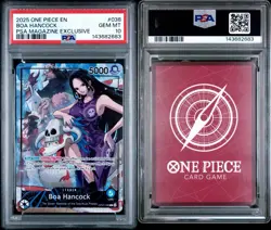 2025 ONE PIECE PROMOS PSA MAGAZINE EXCLUSIVE #038 BOA HANCOCK PSA 10 - Image 3