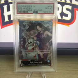 2025 ONE PIECE PROMOS PSA MAGAZINE EXCLUSIVE #038 BOA HANCOCK PSA 10 - Image 1