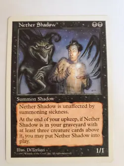 Nether Shadow MTG Core Set 5th Edition 3 Regular - Image 1