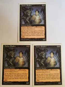 Nether Shadow MTG Core Set 5th Edition 3 Regular - Image 2