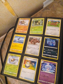 Pokemon TCG 27-Card Binder Lot EX GX V Holo/Foil Eevee Bulbasaur S&M S&S - Image 1