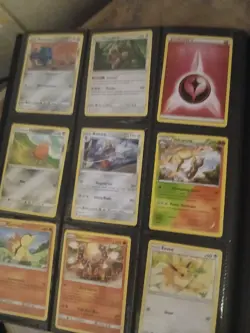 Pokemon TCG 27-Card Binder Lot EX GX V Holo/Foil Eevee Bulbasaur S&M S&S - Image 3