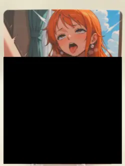 Nami Double Sided Card- One Piece - Spicy Waifu Doujin Ecchi Lewd Goddess Story - Image 2