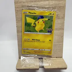 Pokemon Pikachu TCG Holo Rare Card Pokemon Go 028/078 Sealed Near Mint - Image 1