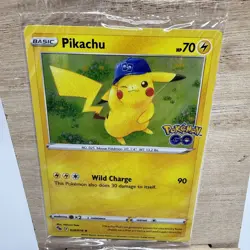 Pokemon Pikachu TCG Holo Rare Card Pokemon Go 028/078 Sealed Near Mint - Image 5