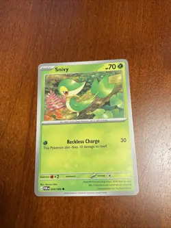 Snivy 004/088 Perfect Order Regular Pokemon TCG Card - Image 1