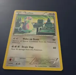 Audino 108/124 LP - Dragons Exalted Pokemon Card - Tomokazu Komiya Art - Image 2