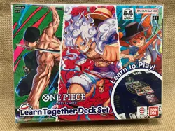 One Piece Card Game Learn Together Deck Set LD-01 English Sealed Zoro Luffy Nami - Image 1