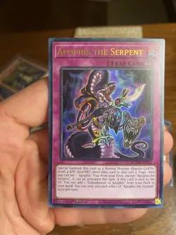 Yu-Gi-Oh! Apophis the Serpent Trap Card MZ1M-EN010 1st Edition - Image 2