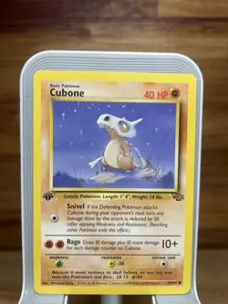 Pokemon TCG Cubone Jungle Card 50/64 Regular Common 1st Edition NM - Image 1