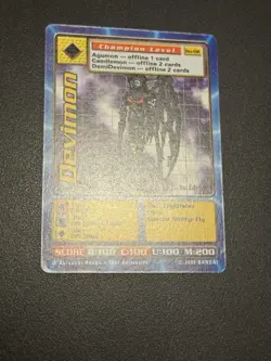 Devimon Bo-02 1st Edition Digimon Digi-Battle Series 1 Card - Image 4