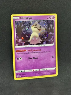 Mimikyu Darkness Ablaze Holo Rare Pokemon TCG Card 081/189 - Image 1