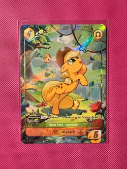 Applejack BP01-GR10 1st Edition Golden Rare KAYOU MLP My Little Pony TCG Card - Image 1