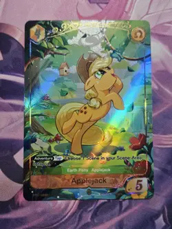Applejack BP01-GR10 1st Edition Golden Rare KAYOU MLP My Little Pony TCG Card - Image 1