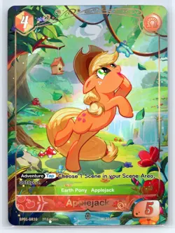 Applejack BP01-GR10 1st Edition Golden Rare KAYOU MLP My Little Pony TCG Card - Image 1