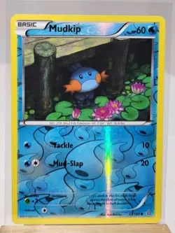 Mudkip 33/160 Pokemon Cards XY - Primal Clash Reverse Holo - Image 1