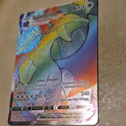 Pokemon Salamence VMAX Secret Rare Full Art Holo 194/189 Darkness Ablaze Card - Image 3