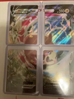 Pokemon Morpeko V-Union 4 Card Set Promo SWSH215 Sleeved With Free Shipping - Image 2