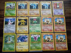 WOTC Pokemon Bulk Lot 70 Cards Base Jungle Fossil Gym LP-MP Arcanine Electabuzz - Image 1