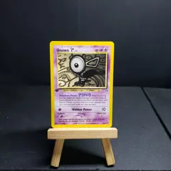 Unown 48/75 1st edition Pokemon Neo Discovery TCG Vintage Trading card game - Image 1