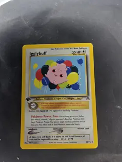 Igglybuff Rare 1st Edition Neo Discovery - 40/75 - Uncommon -Pokemon Card - - Image 2