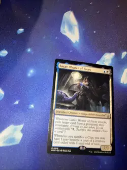 MTG Lazav, Wearer of Faces Misprint , LOW YELLOW INK - Image 2