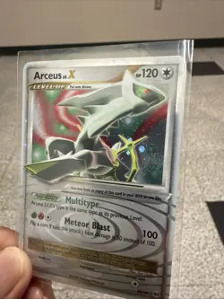 Pokemon TCG 2009 Platinum Arceus LV.X Holo Rare Card 95/99 Near Mint - Image 4