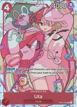 Uta (Premium Card Collection -Uta-) OP01-005 One Piece Promotion Cards - Image 1