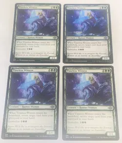 x4 Timeless Witness 358 SHOWCASE Modern Horizons 2 MTG MAGIC UNPLAYED - Image 1