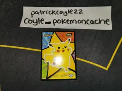 Pokemon Topps The First Movie Sticker Card #5 (Pikachu Hands Up) LP - Image 1