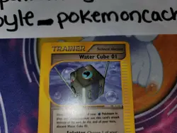 Water Cube 01 Uncommon Trainer Card Aquapolis 140/147 NM - Image 2