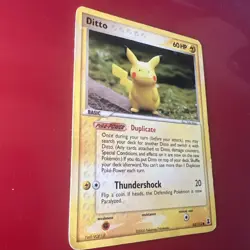 Ditto 63/113 Pikachu 2005 Delta Species Non Holo Pokemon Card TCG HP/Damaged - Image 3