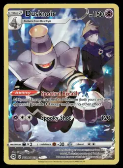 Pokemon Cards Dusknoir TG06/TG30 Brilliant Stars Trainer Gallery Holo LP - Image 1