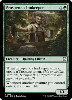 NM - Prosperous Innkeeper [BLC - 121] Commander: Bloomburrow - Image 1